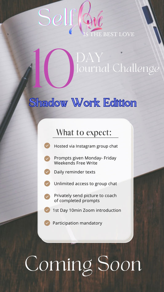 10 Day Journal Challenge Shadow Work Edition